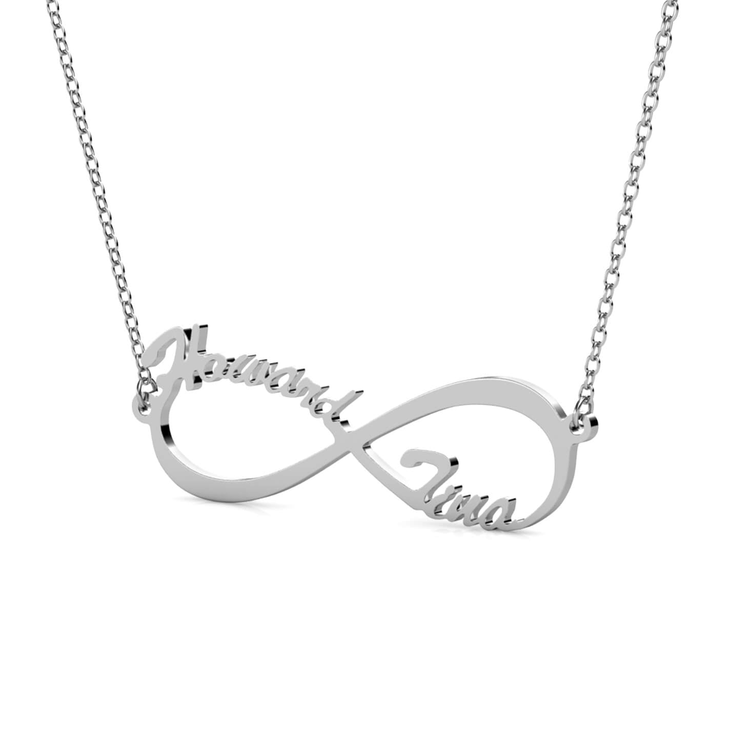 Infinity 2 Name Necklace